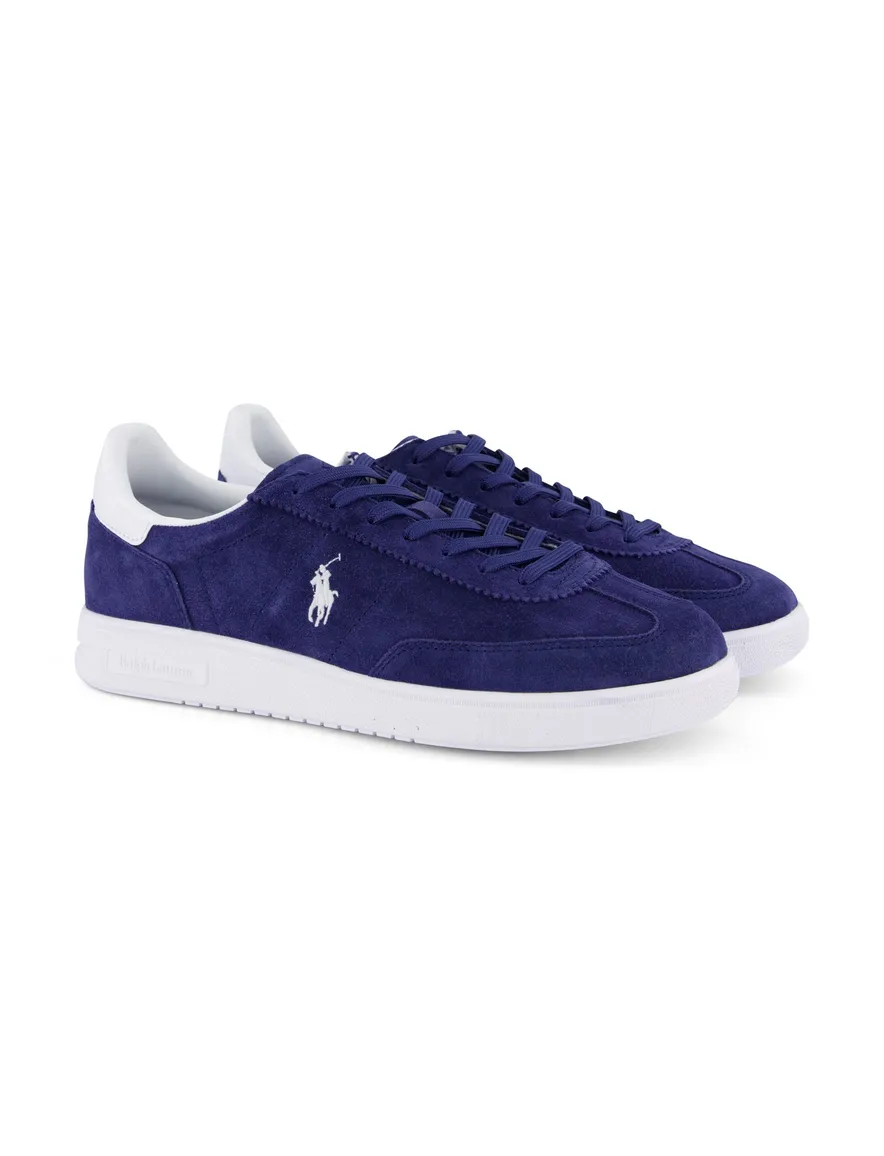 Polo Ralph Lauren sneakers blauw met wit geprint