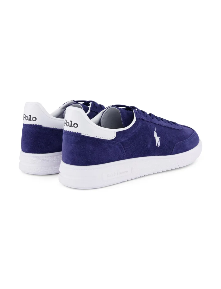 Polo Ralph Lauren sneakers blauw met wit geprint