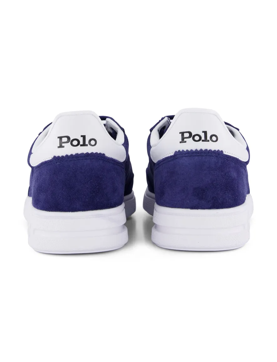 Polo Ralph Lauren sneakers blauw met wit geprint