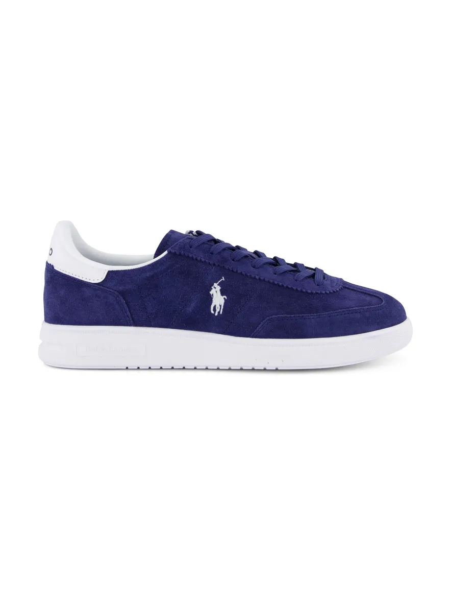 Polo Ralph Lauren sneakers blauw met wit geprint