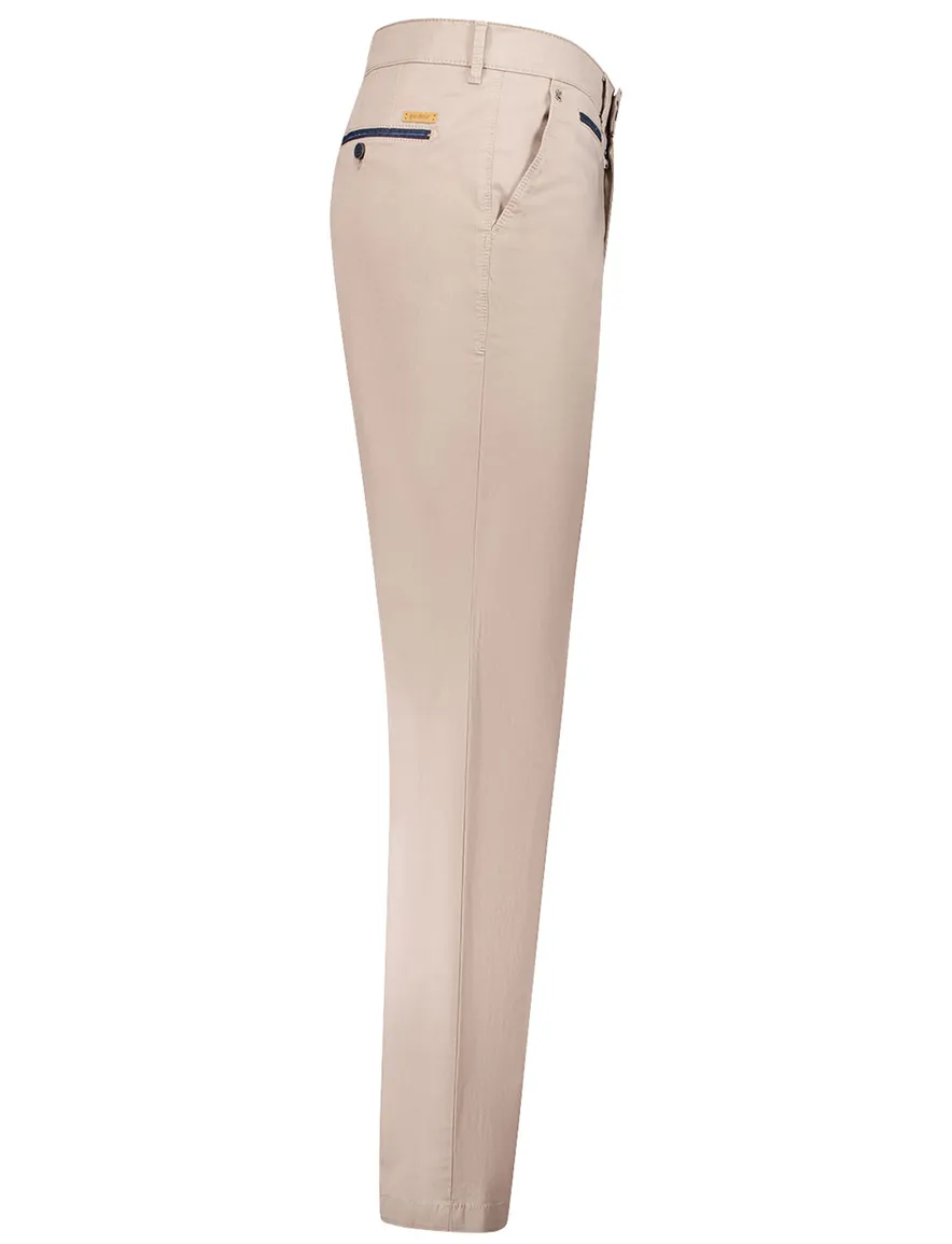 katoenen broek beige Gardeur Benny