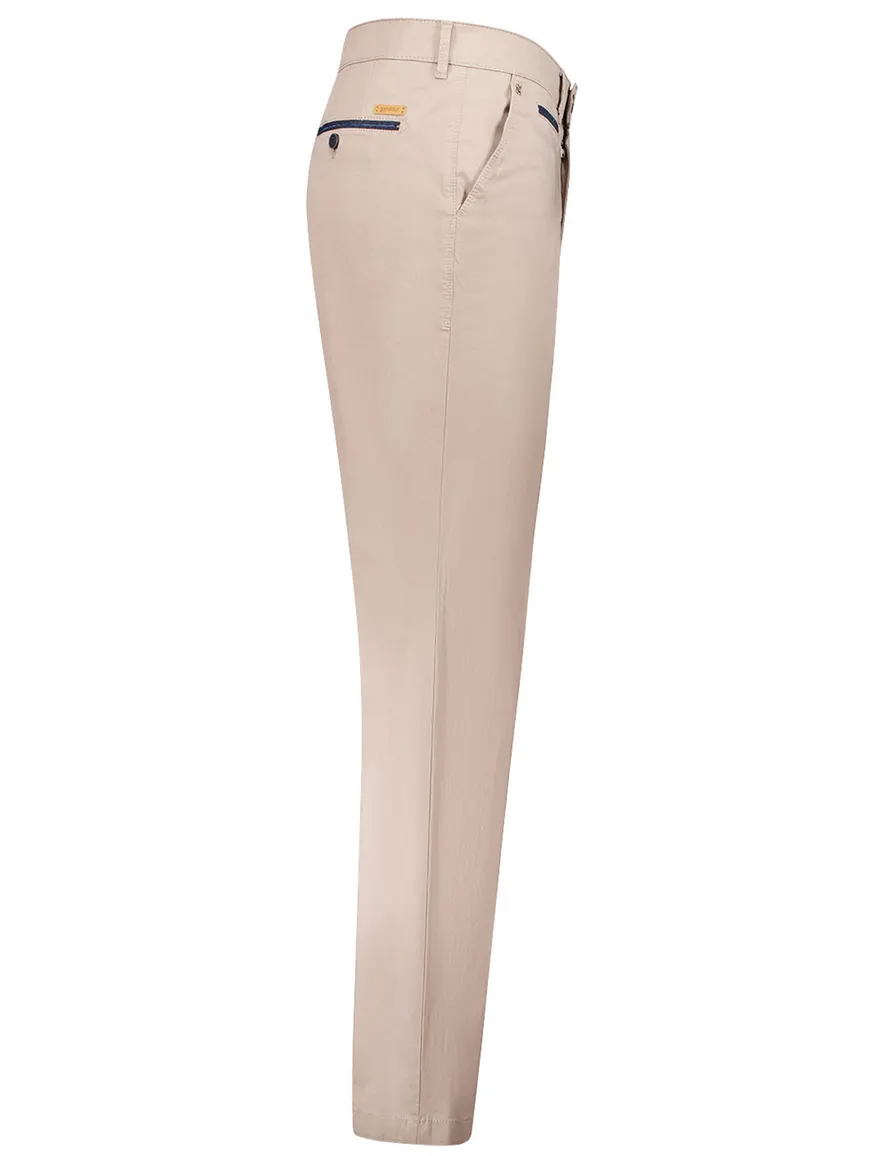 katoenen broek beige Gardeur Benny