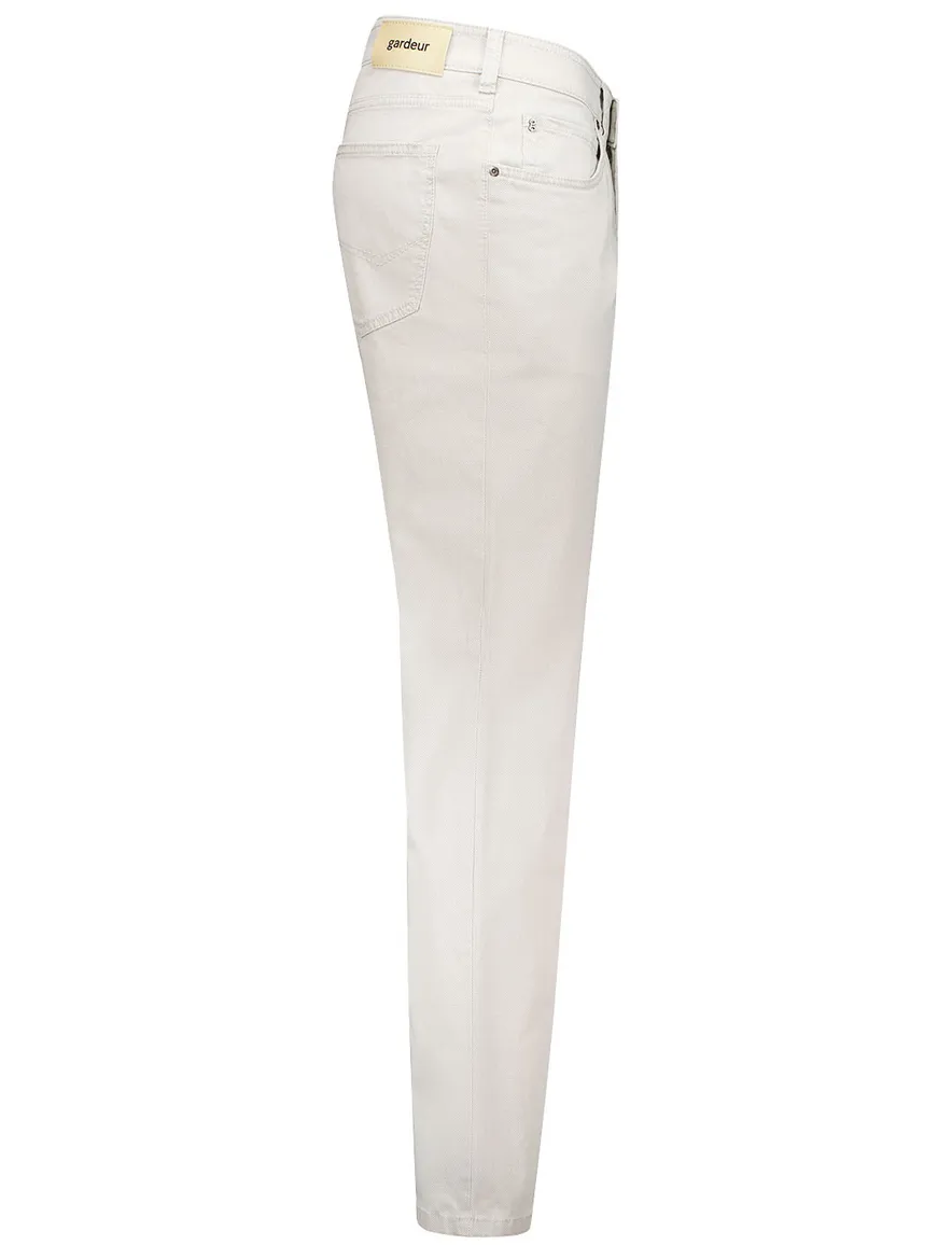 Gardeur broek 5-p wit Bill-3 Modern Fit