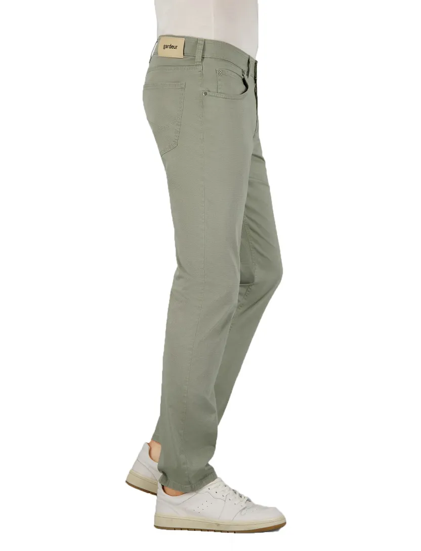 jeans Gardeur Bill groen normale fit