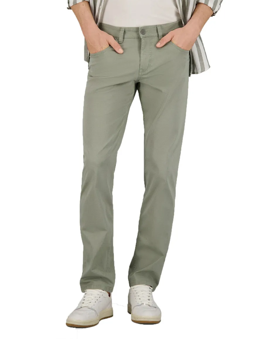 Gardeur Bill jeans lichtgroen katoen