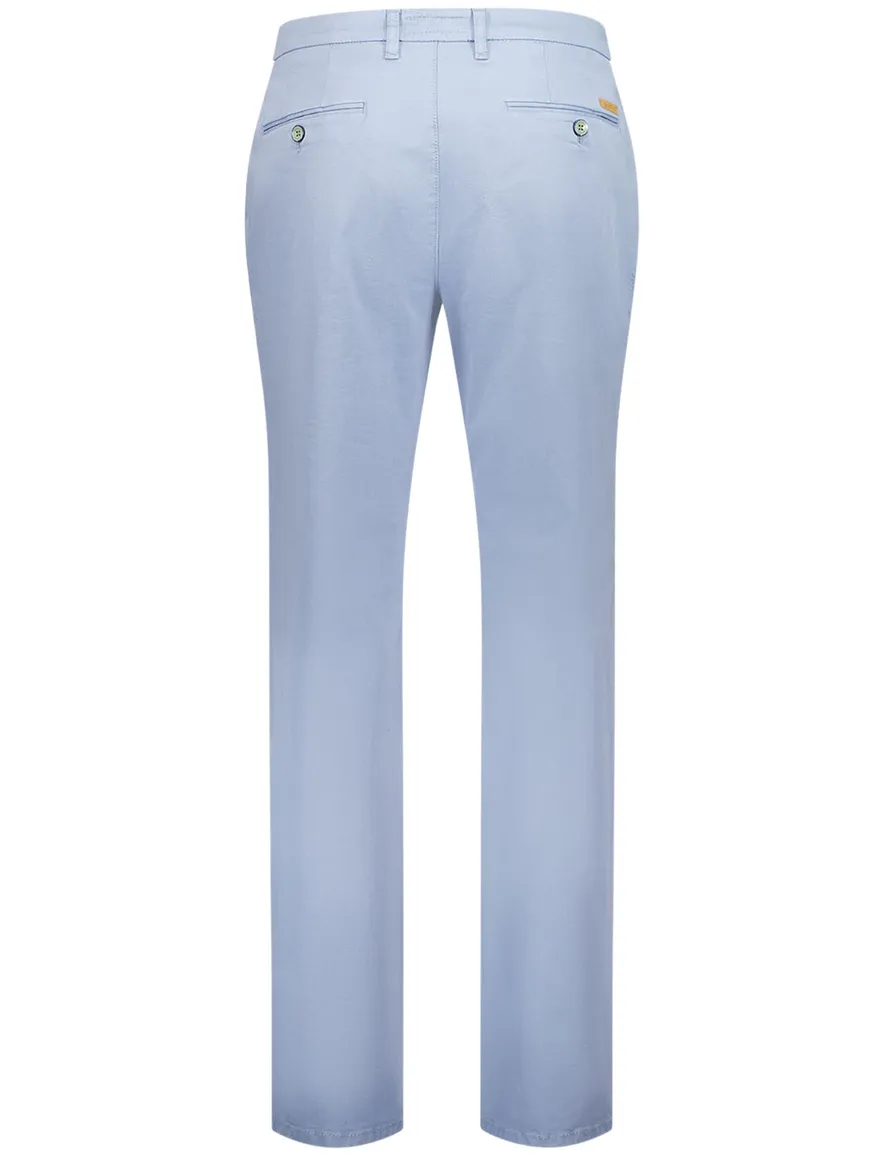 Gardeur Pantalon katoen lichtblauw effen BOBBY