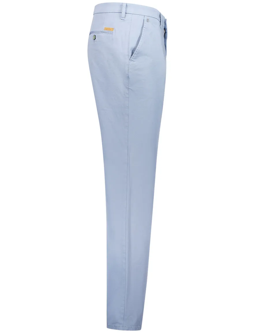 Gardeur Pantalon katoen lichtblauw effen BOBBY