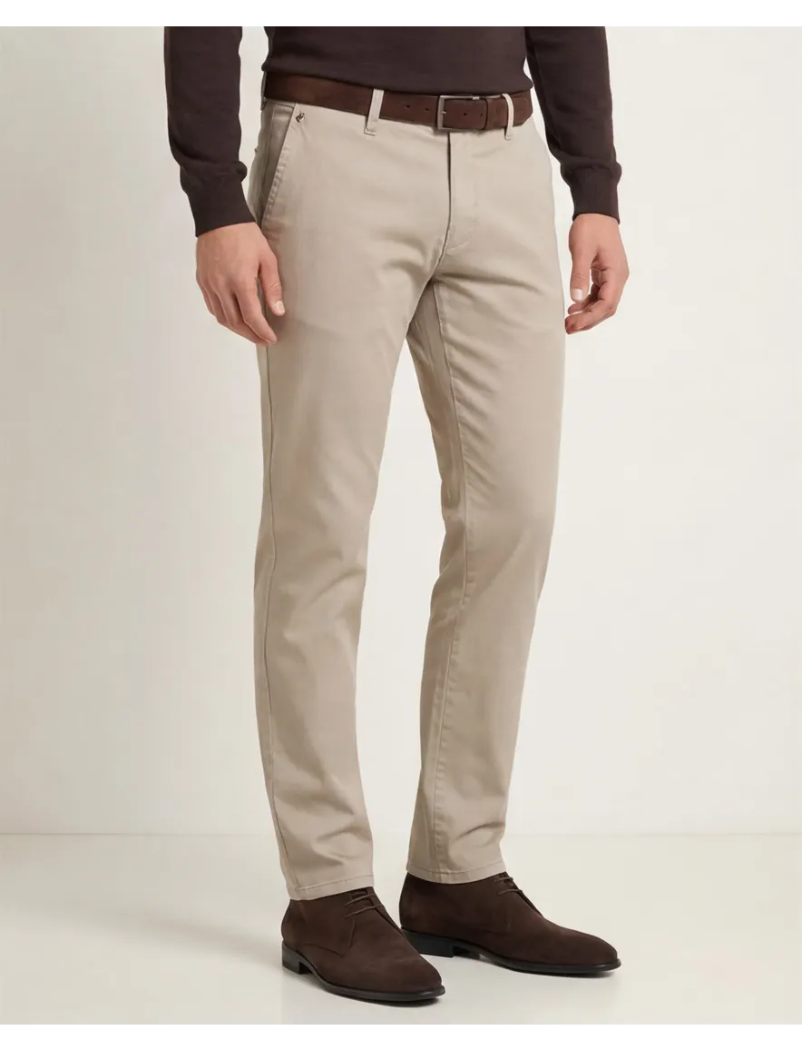 Gardeur katoenen broek beige