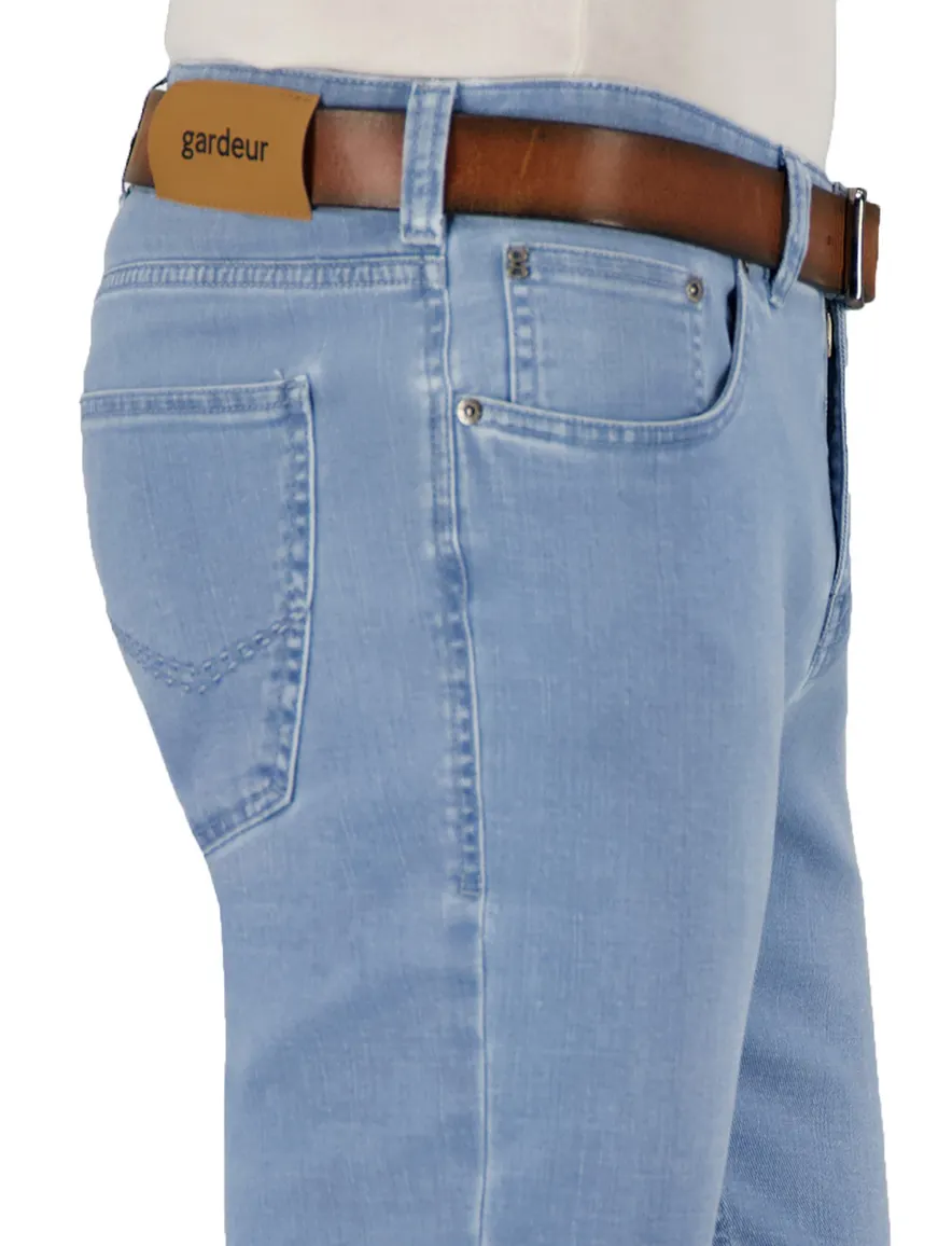 Gardeur Sandro jeans lichtblauw slim fit