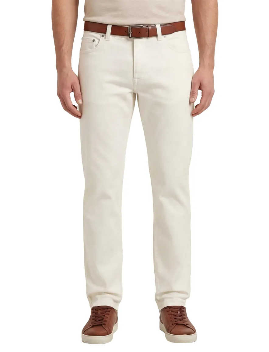 Gardeur Pantalon 5-p creme effen SANDRO