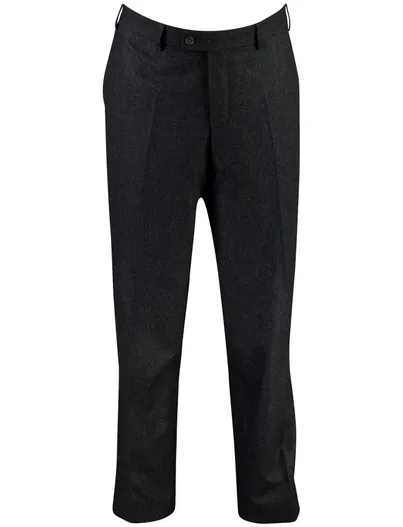 null Hiltl broek grijs gemeleerd wol 42053/43600/10