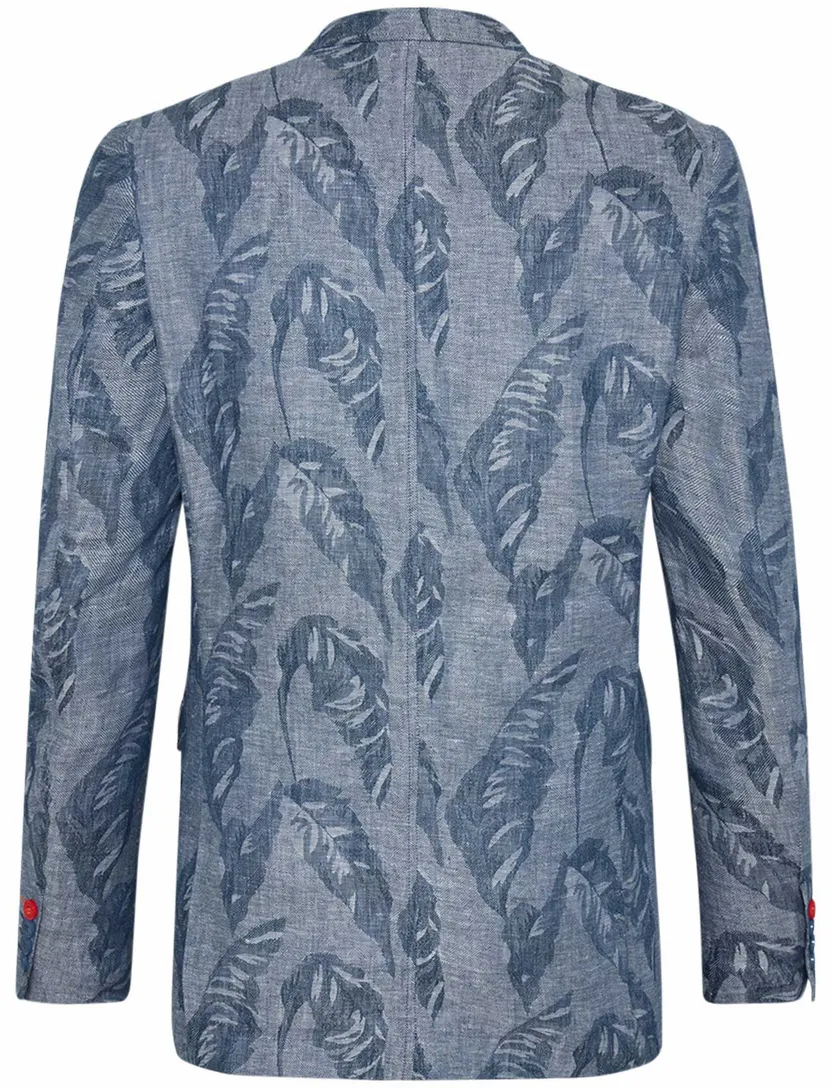 donkerblauw colbert A Fish Named Fred 'linen leaf'