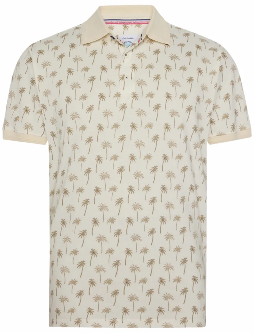 poloshirt korte mouw beige A Fish Named Fred