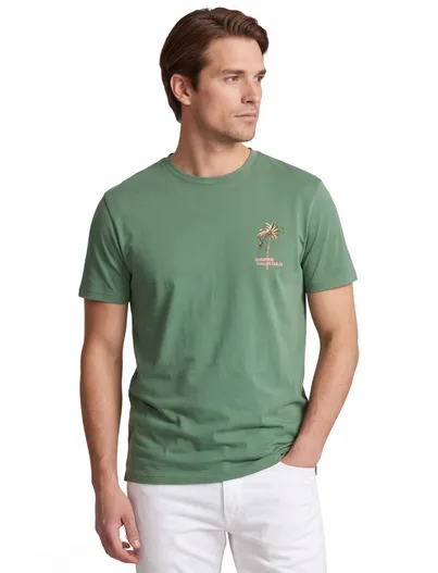 A Fish Named Fred A Fish Named Fred T-shirt groen effen