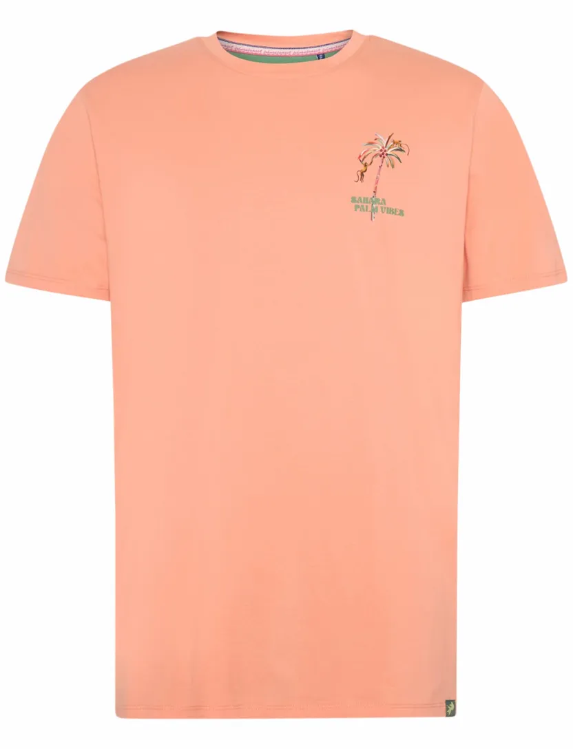A Fish Named Fred T-shirt oranje effen