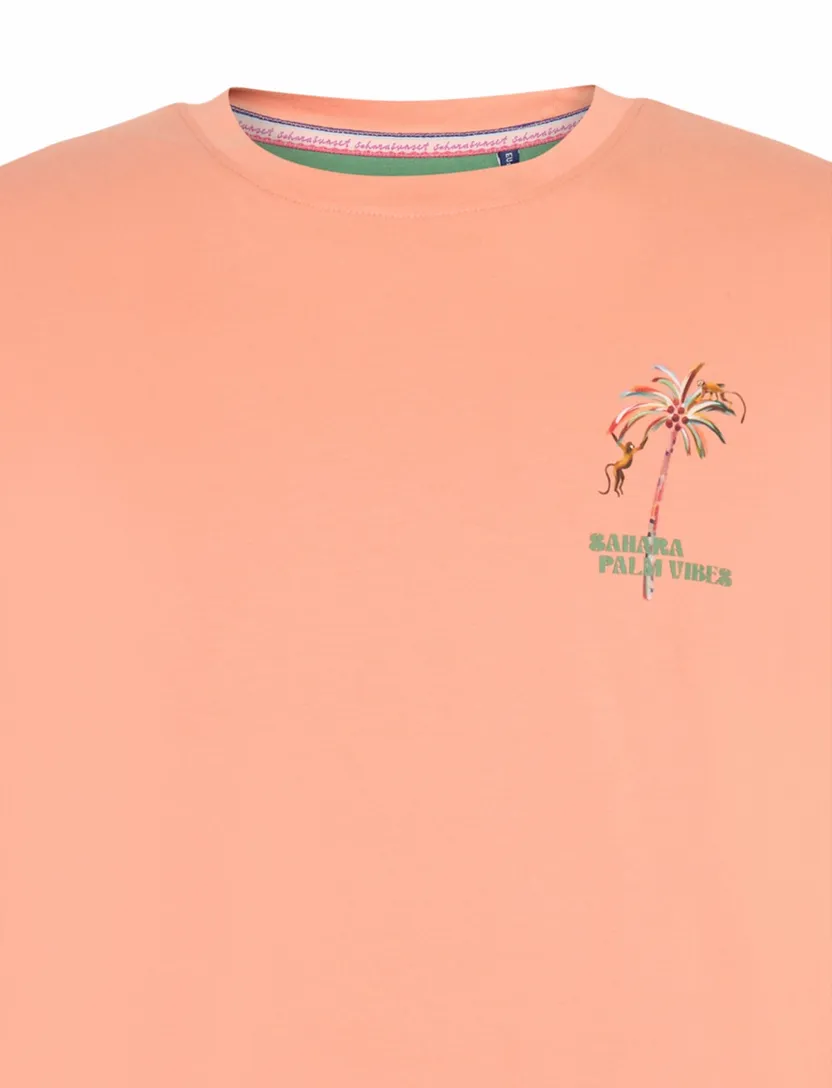 A Fish Named Fred T-shirt oranje effen