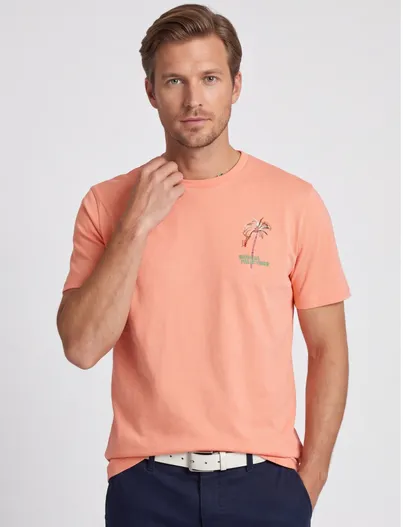 A Fish Named Fred A Fish Named Fred T-shirt oranje effen