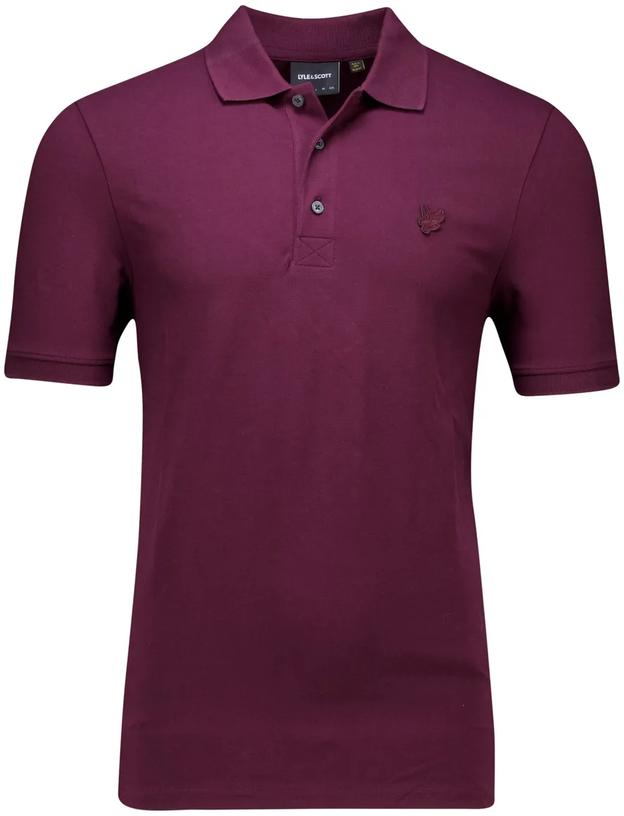 Lyle & Scott poloshirt korte mouw rood