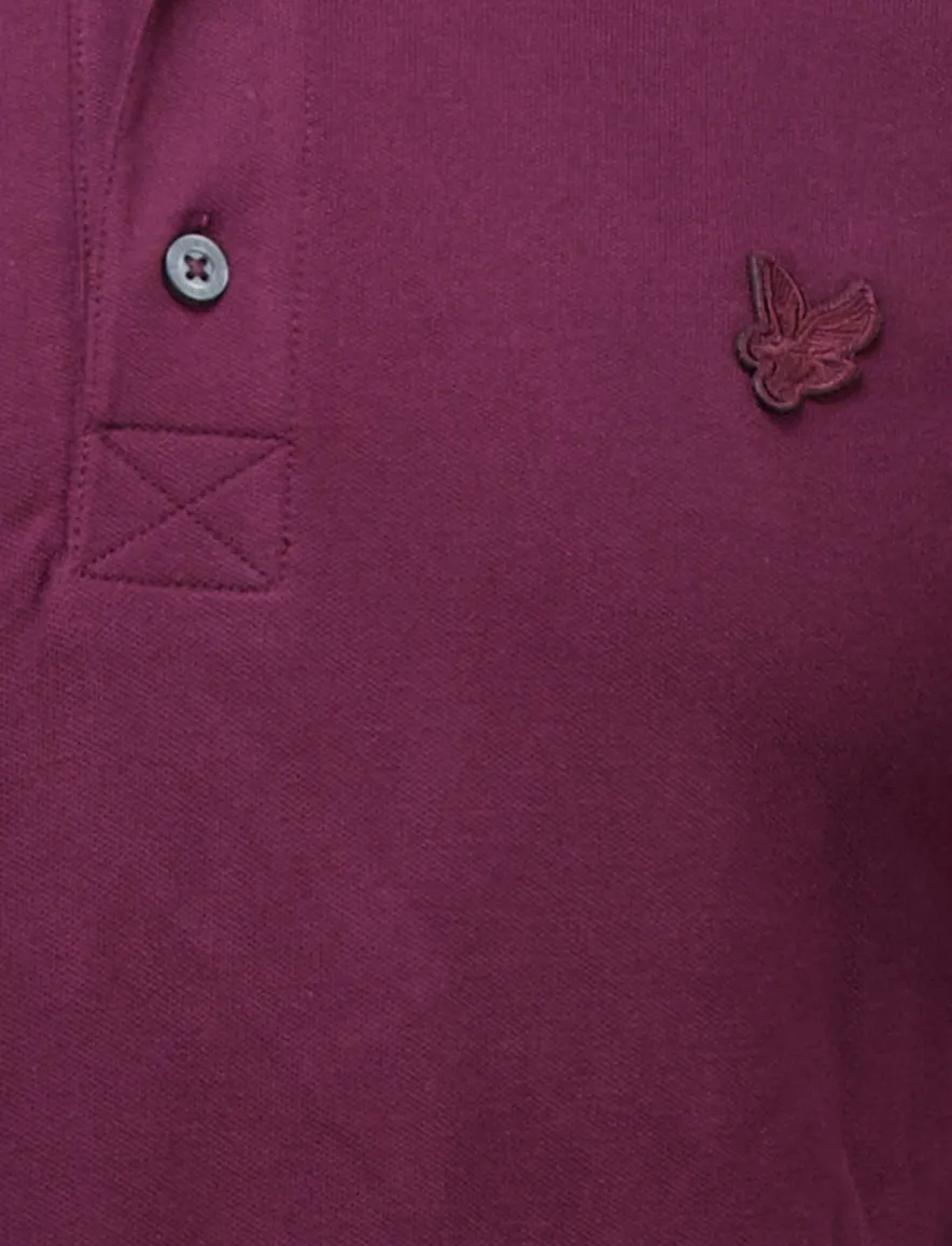 Lyle & Scott poloshirt korte mouw rood