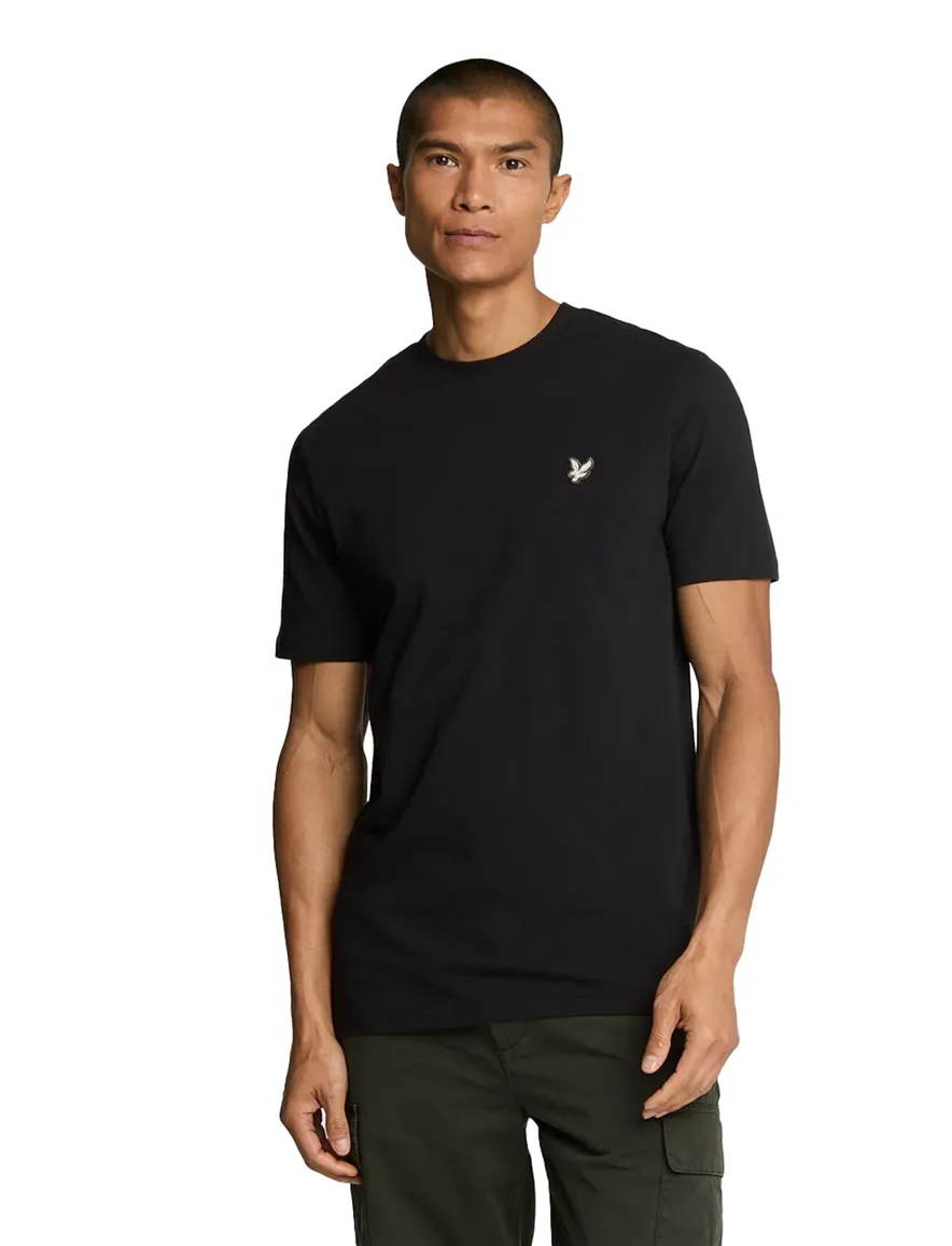 Lyle & Scott t-shirt zwart korte mouw