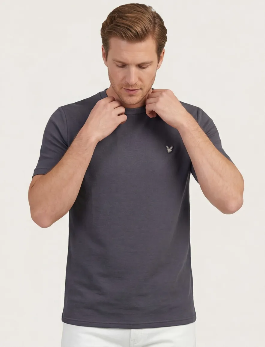 Lyle & Scott t-shirt grijs