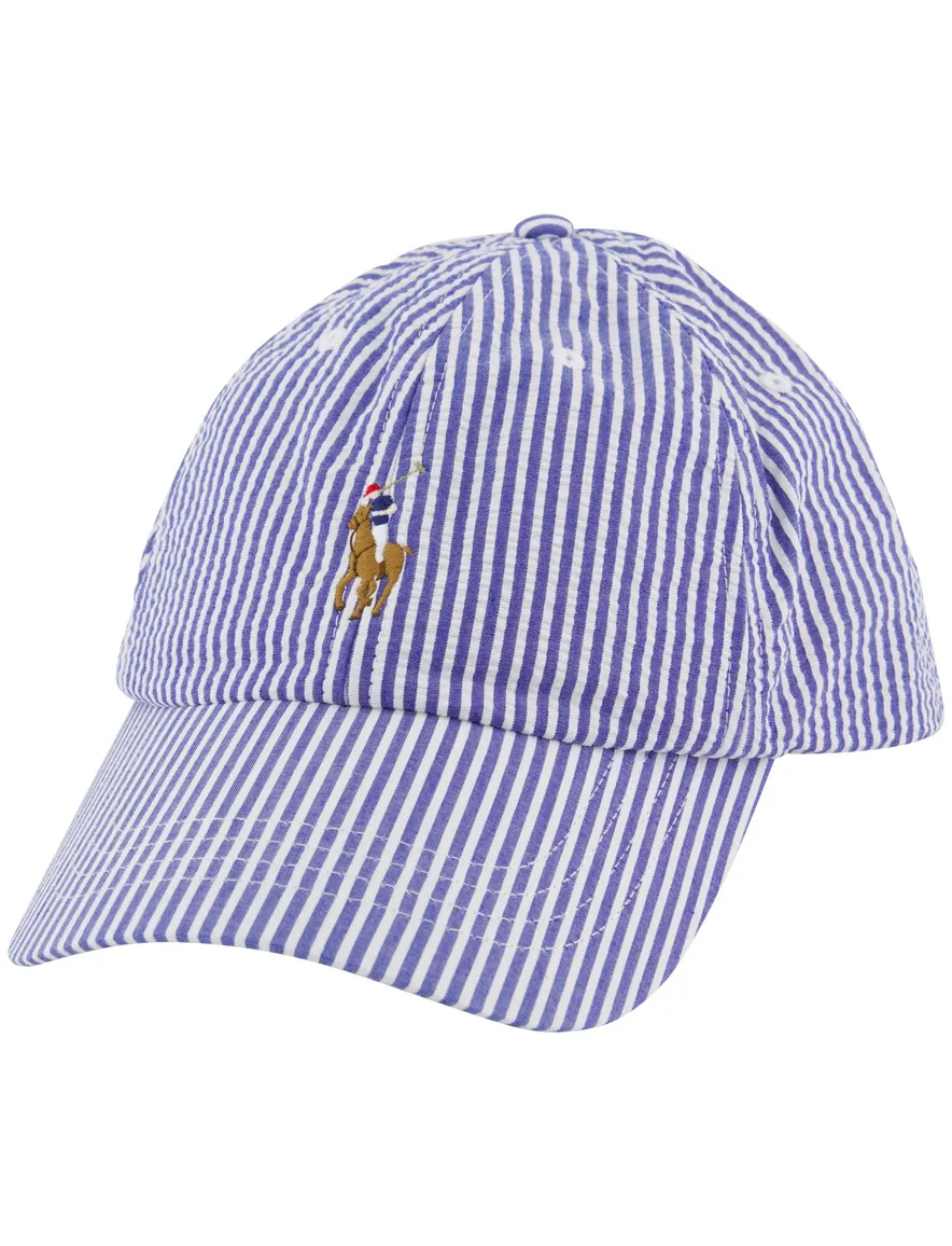 Polo Ralph Lauren pet blauw wit gestreept