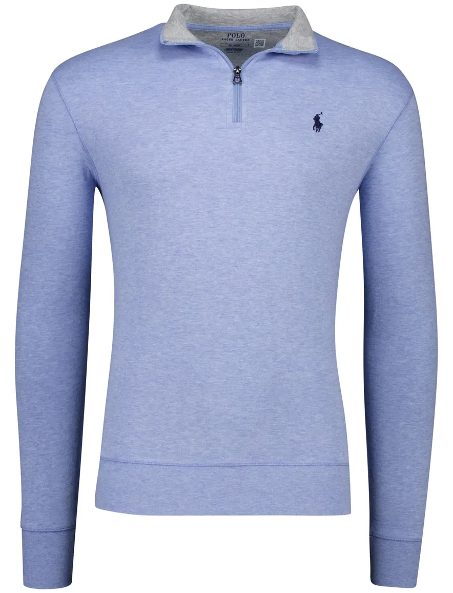 Polo Ralph Lauren half zip trui Lichtblauw