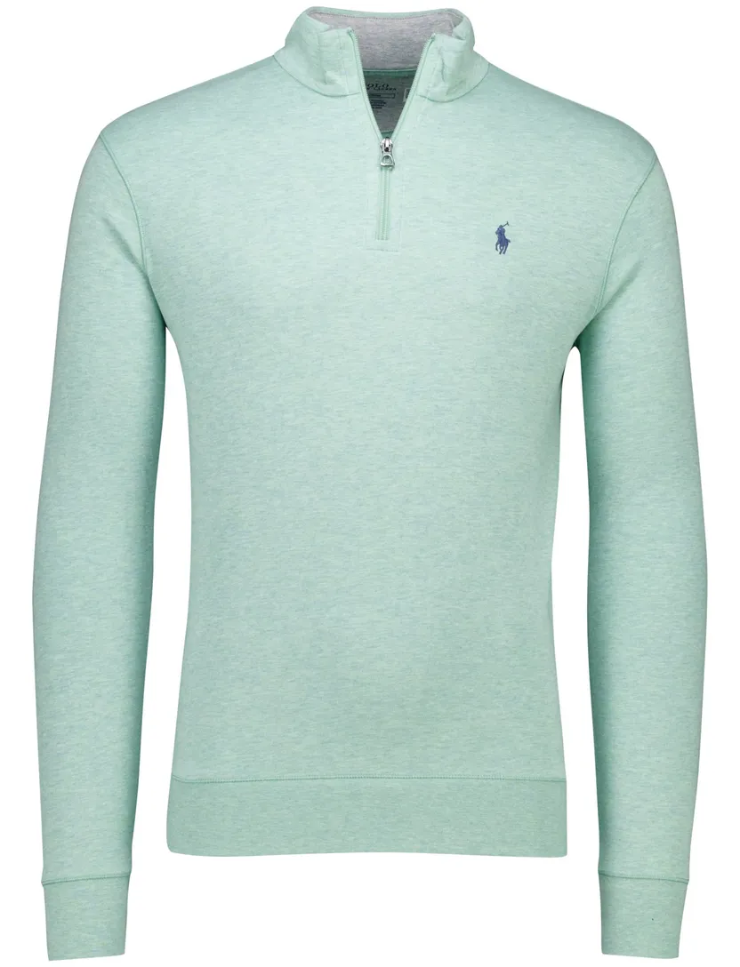 Polo Ralph Lauren half zip trui groen katoen