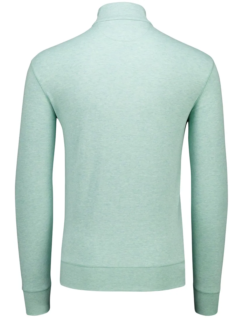 Polo Ralph Lauren half zip trui groen katoen