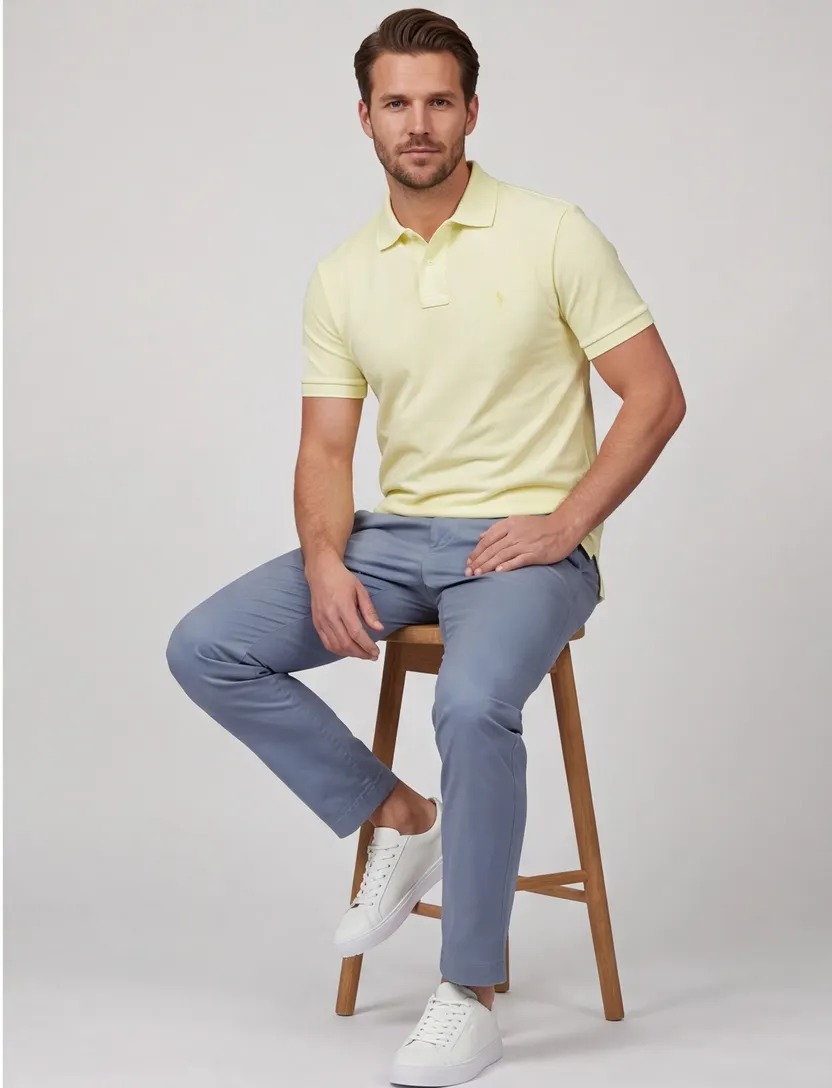 Polo Ralph Lauren polo lime effen