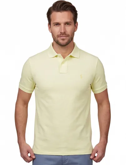 Polo Ralph Lauren Polo Ralph Lauren polo lime effen katoen