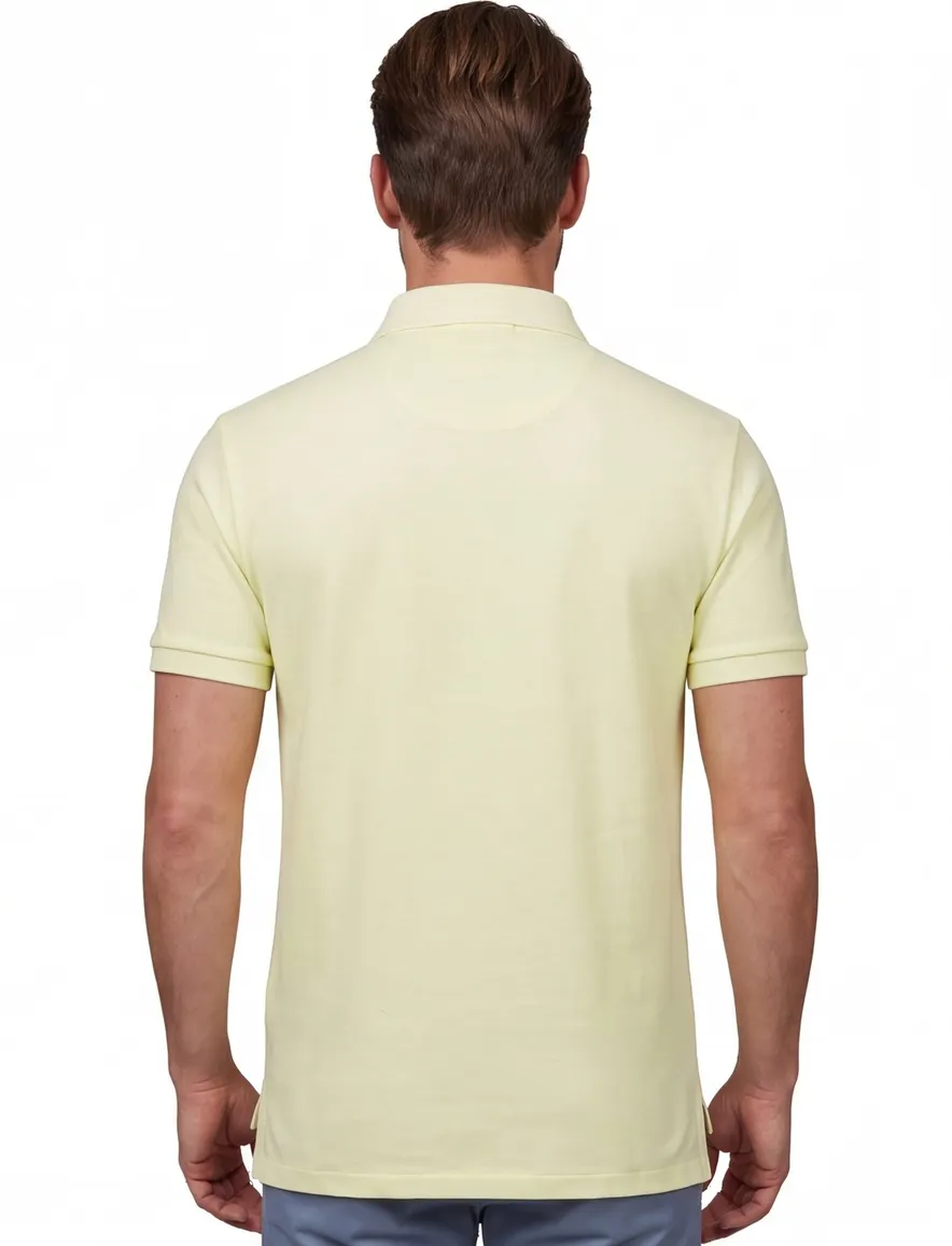 Polo Ralph Lauren polo lime effen katoen