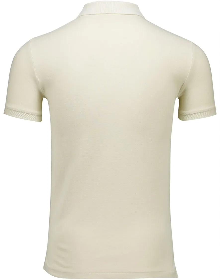 Polo Ralph Lauren polo beige custom slim fit effen