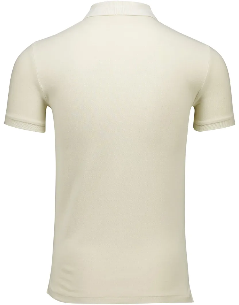 Polo Ralph Lauren polo beige custom slim fit korte mouw
