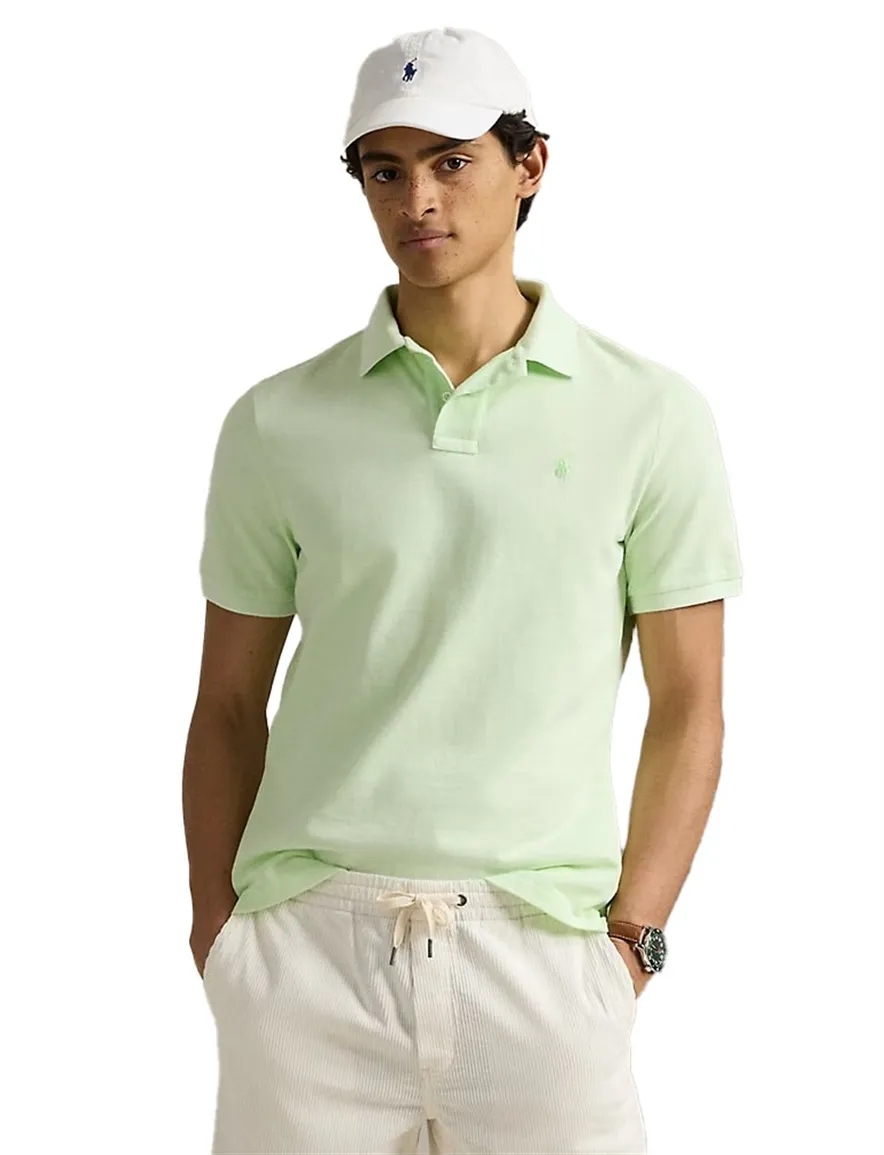 Polo Ralph Lauren poloshirt katoen lime korte mouw