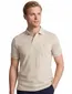Polo Ralph Lauren polo beige gestreept Stretch Mesh pique