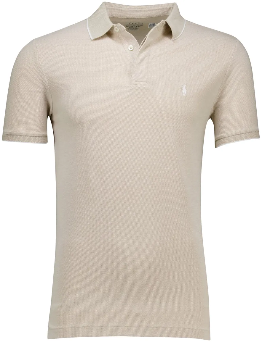 Polo Ralph Lauren polo beige effen normale fit