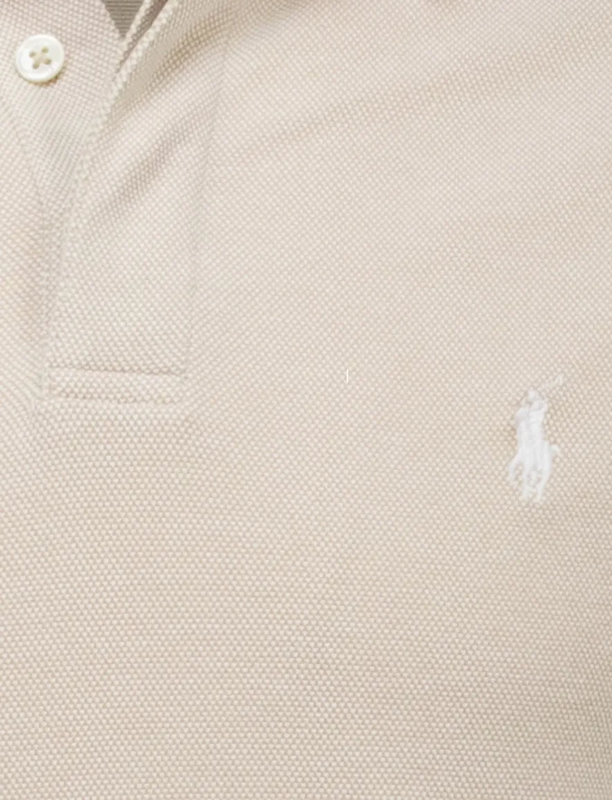 Polo Ralph Lauren polo beige effen normale fit
