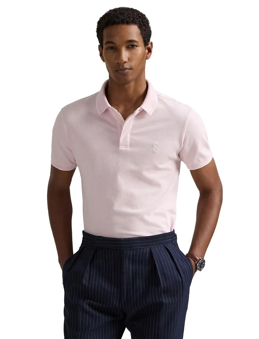 Polo Ralph Lauren roze polo normale fit katoen