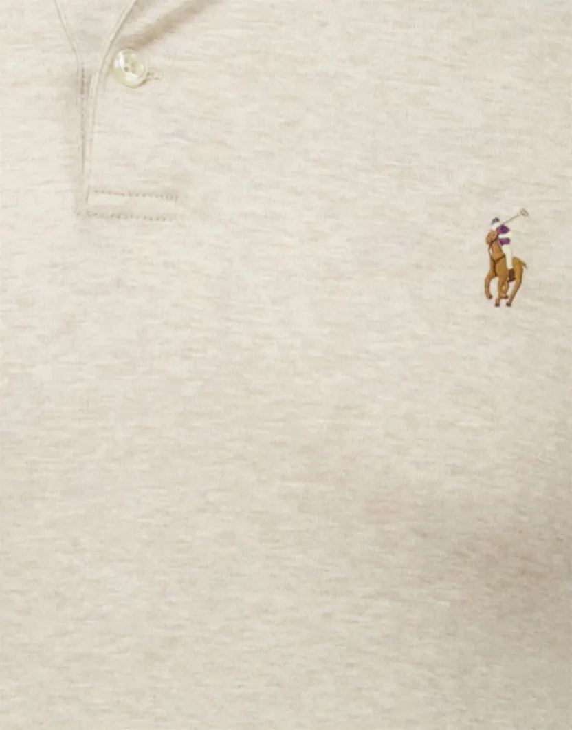 Polo Ralph Lauren polo beige gemeleerd korte mouw