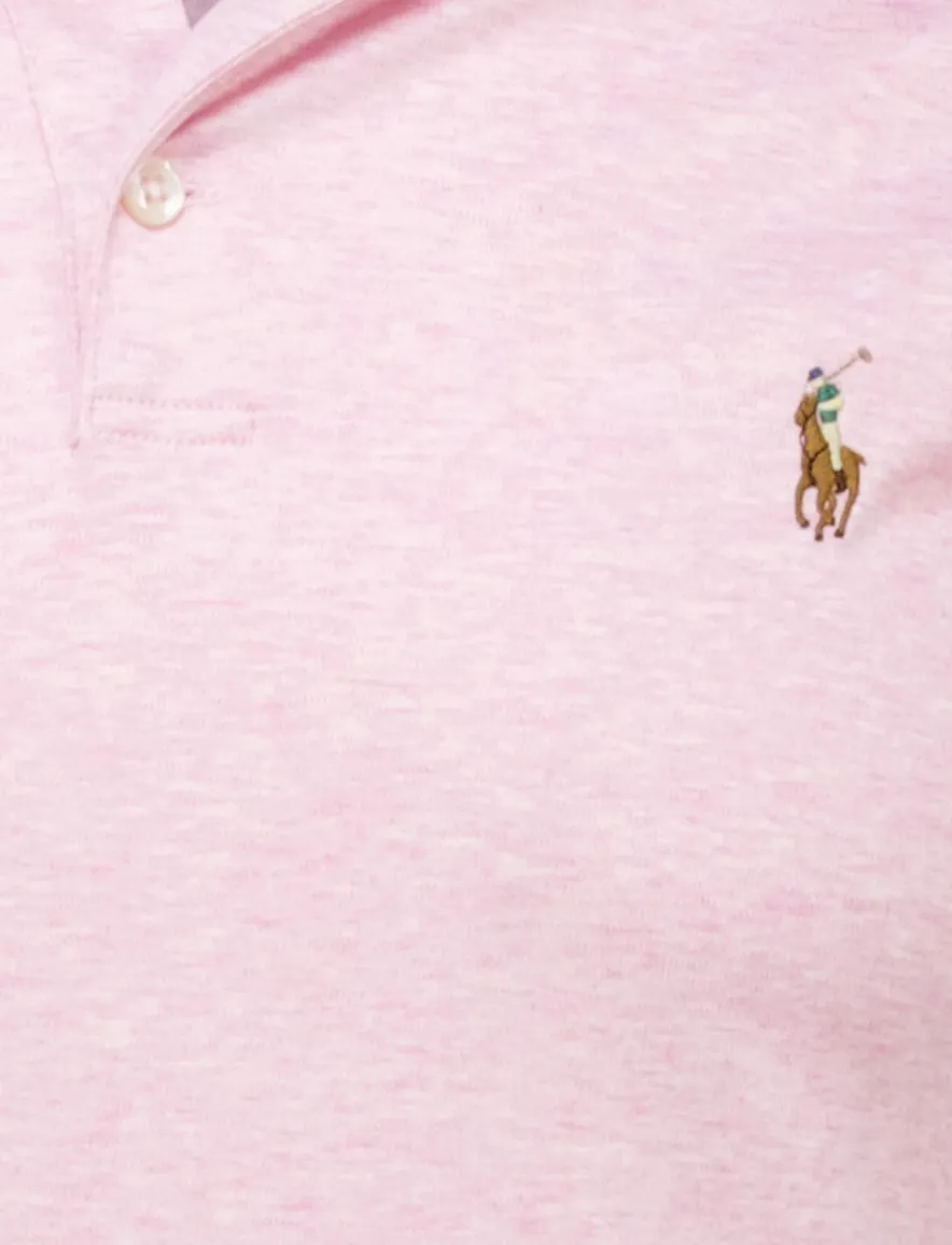 Polo Ralph Lauren Custom Slim Fit polo roze