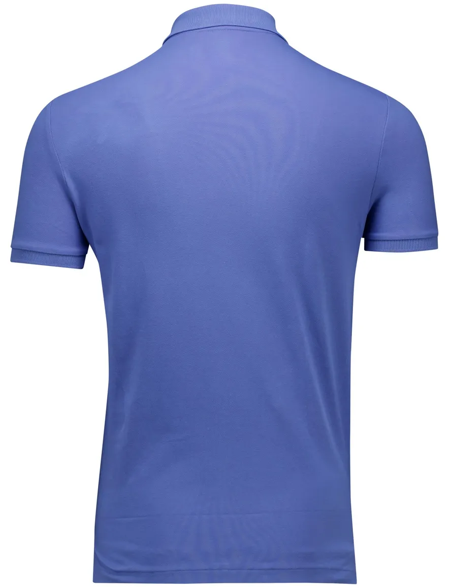 modieuze Polo Ralph Lauren polo Custom Slim Fit blauw