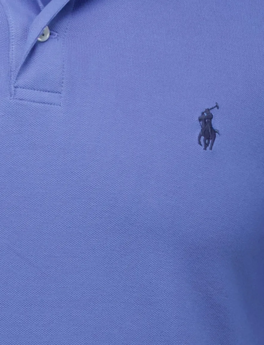 modieuze Polo Ralph Lauren polo Custom Slim Fit blauw