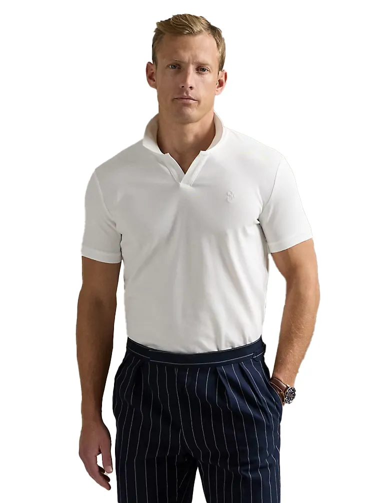 elegante witte Polo Ralph Lauren polo custom slim fit