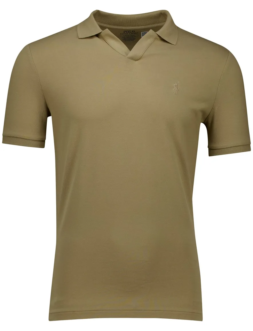 elegante Polo Ralph Lauren polo effen khaki