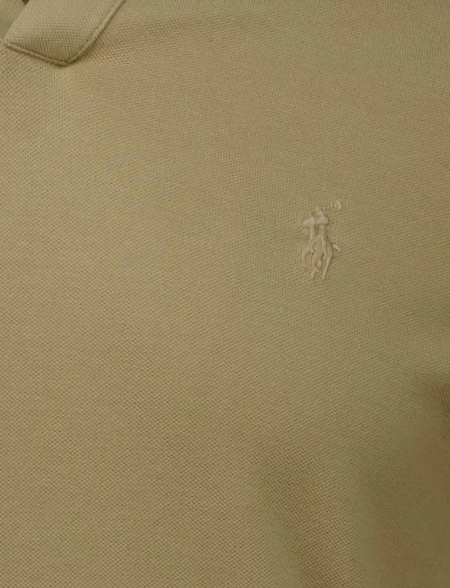 elegante Polo Ralph Lauren polo effen khaki