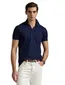 Poloshirt Polo Ralph Lauren v-hals donkerblauw pique