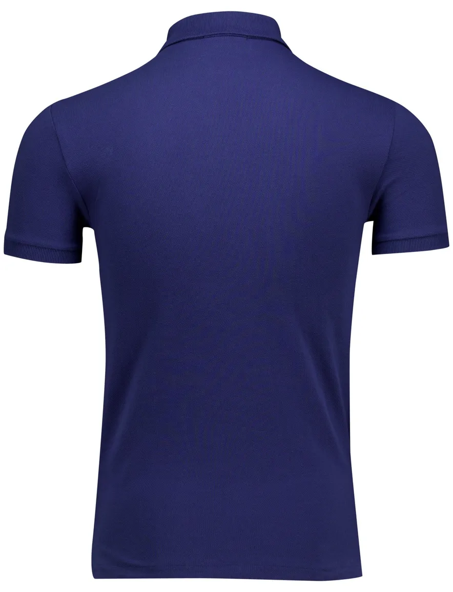 Polo Ralph Lauren polo donkerblauw effen slim fit