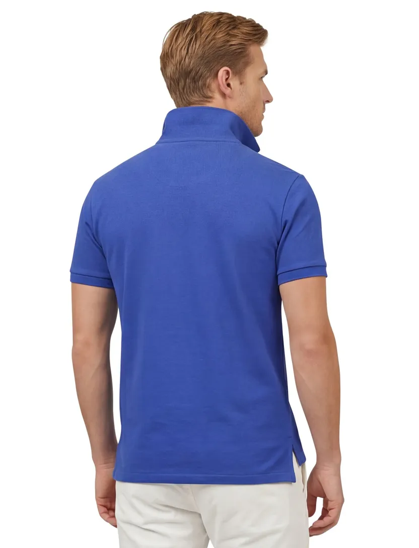 katoenen Polo Ralph Lauren polo blauw effen