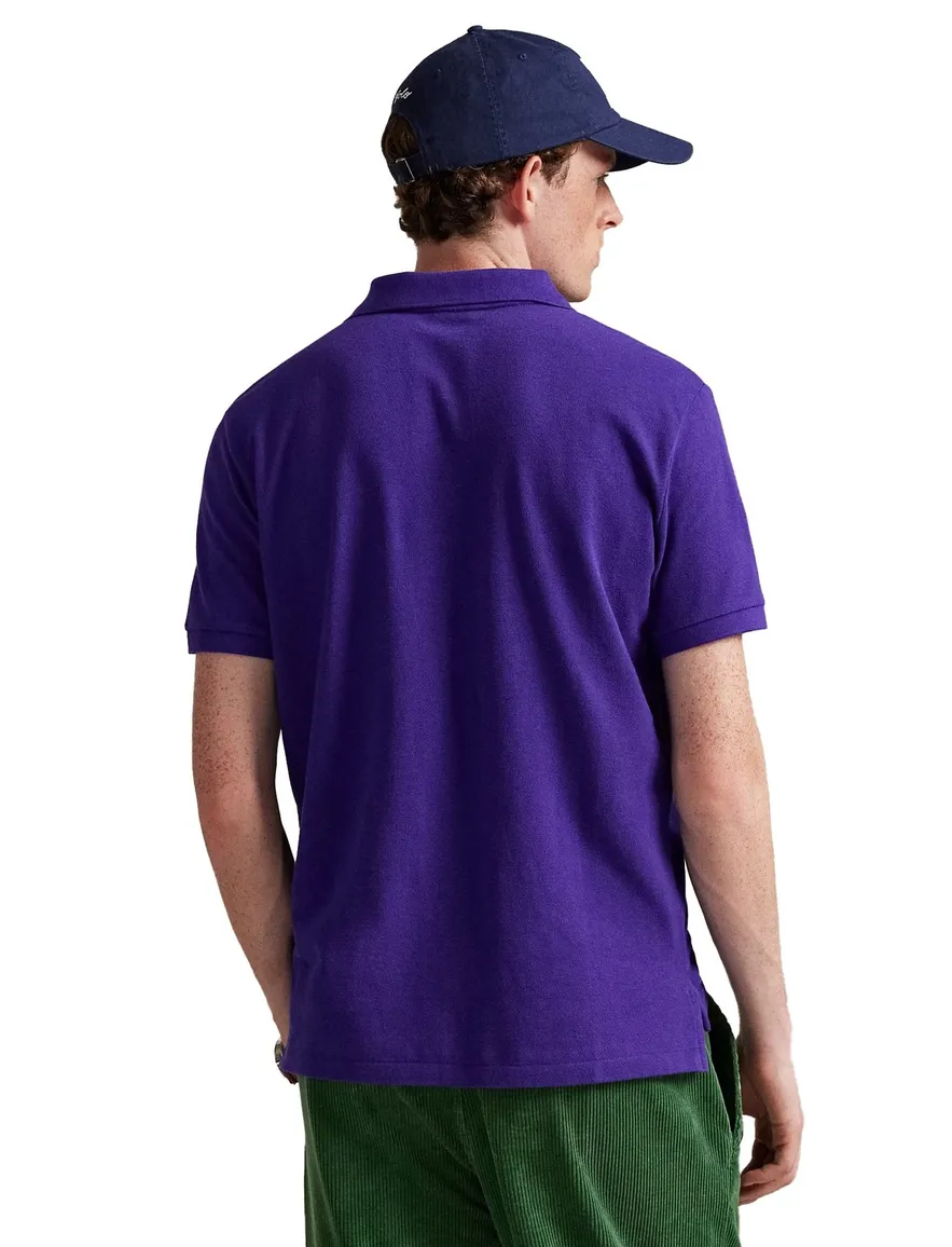 klassiek Poloshirt Polo Ralph Lauren Slim Fit paars